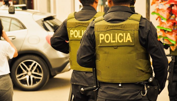 Police in Lima, Peru